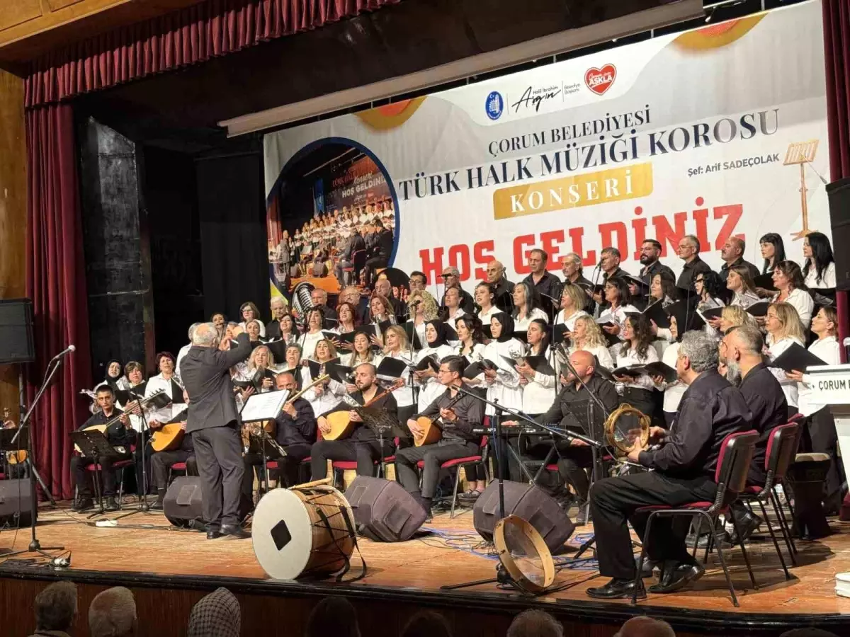 Çorum Belediyesi'nden Unutulmaz Türk Halk Müziği Konseri