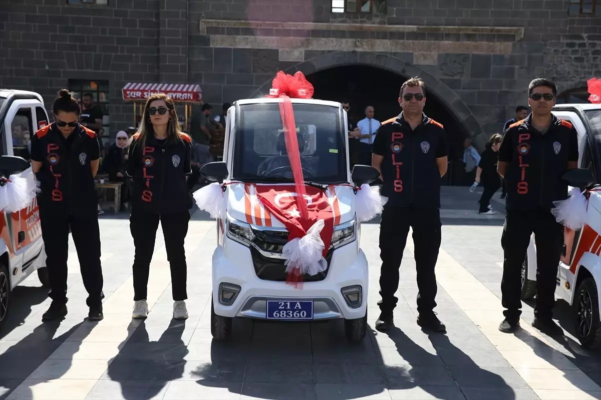 Diyarbakır'da Turizm Polisine Elektrikli Araç