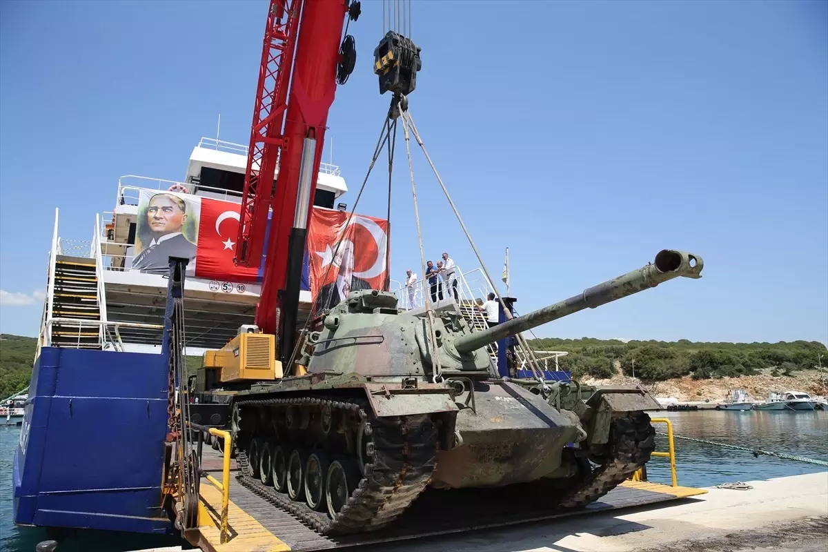 Saros'ta Dalış Turizmi İçin Tank Batırıldı