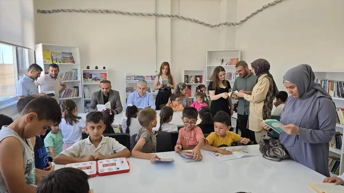 Çınar'da Yeni Kütüphane Açılışı