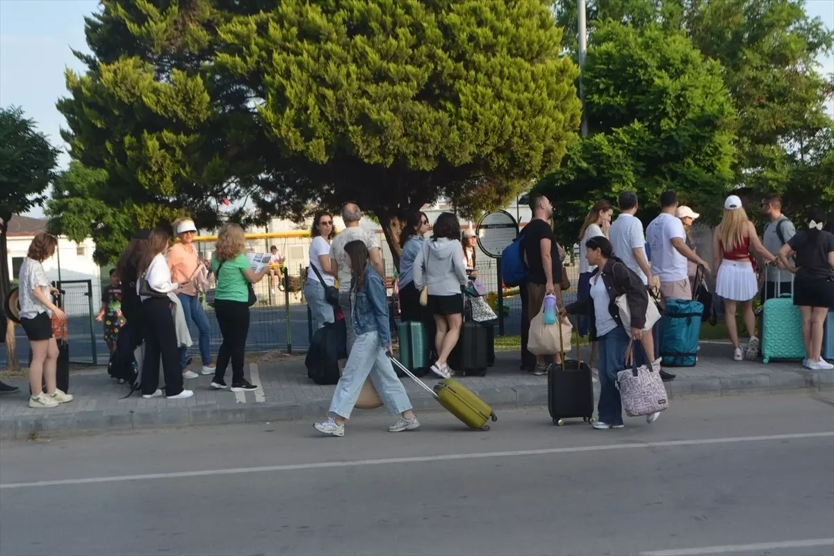 Ayvalık'ta Midilli'ye Kuşak Kuyruk