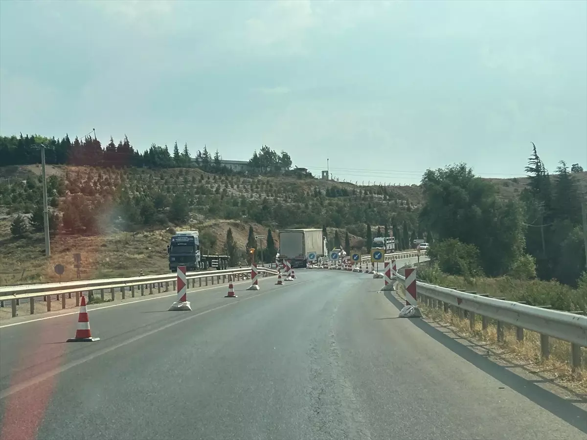Eskişehir-Kütahya Yolu Bakımda