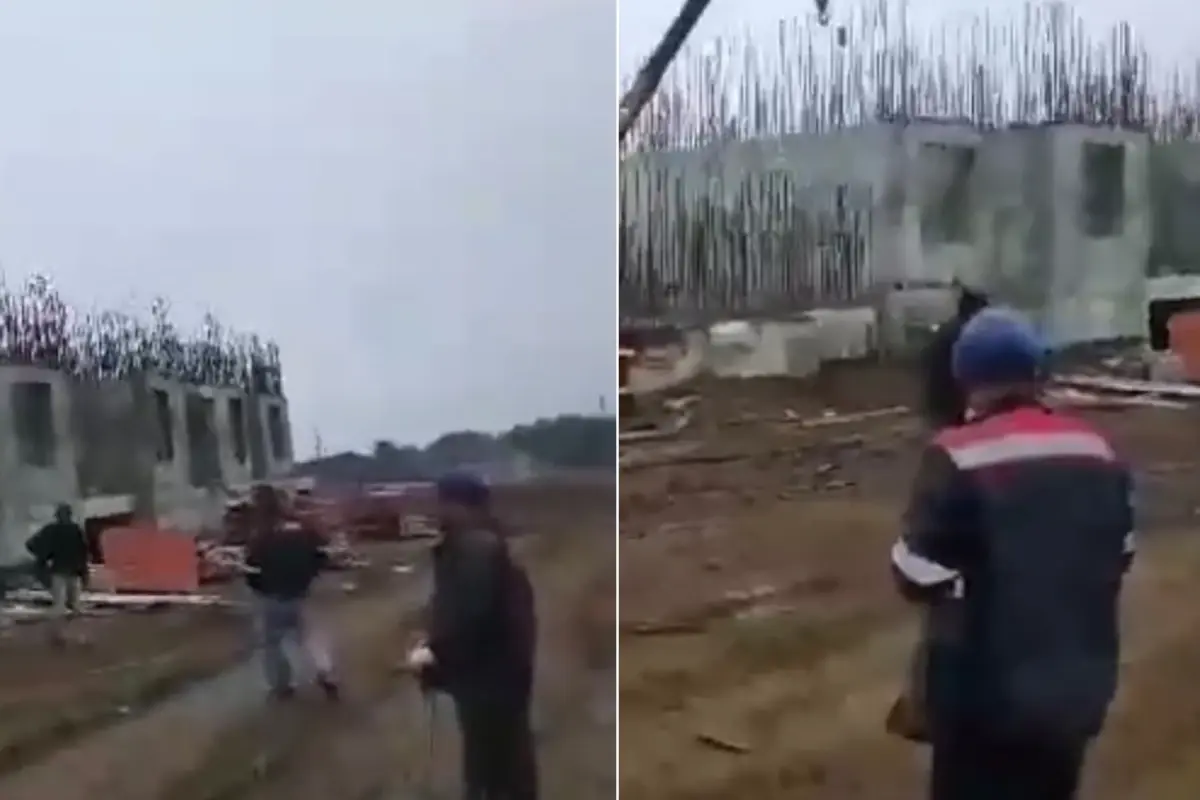 Bartınlı İşçiler, Rusya'daki Depremi Kaydetti