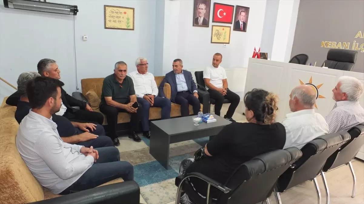 İhsan Koca Keban'da Toplantı Düzenledi