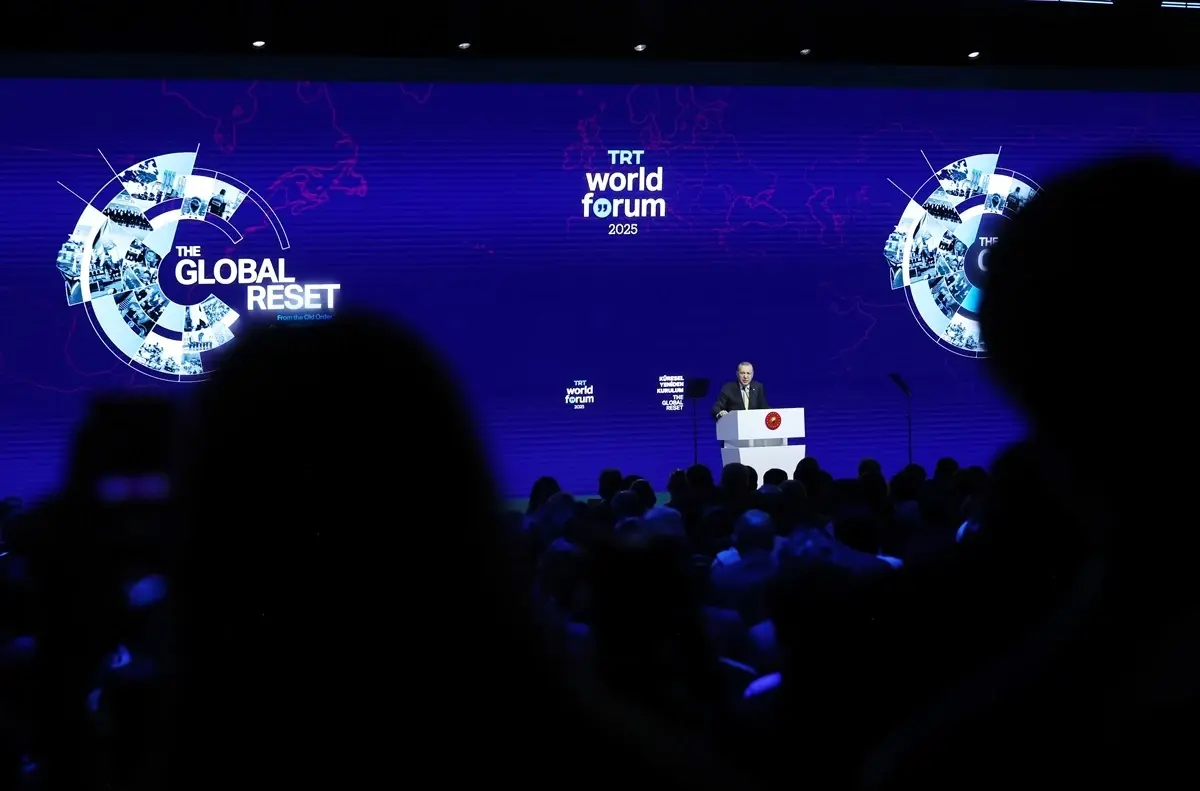 Cumhurbaşkanı Erdoğan, TRT World Forum 2025'te konuştu: (1)